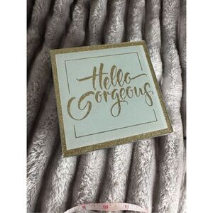 Hello gorgeous jewelry dish trinket tray box